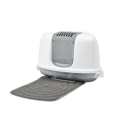 Savic Corner Katzenklo Nestor Grau / Weiss