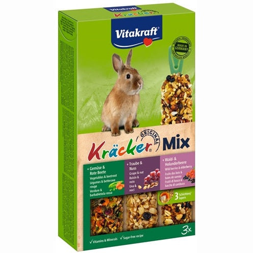 Vitakraft Zwergkaninchen-Kracker Nuss/Waldfrüchte/Gemüse