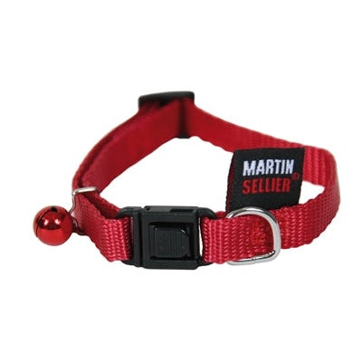 Martin Katzenhalsband Nylon Uni Rot