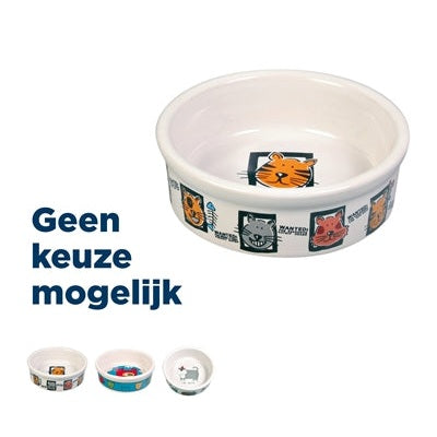 Trixie-Futternapf Katze Keramik Mit Aufdruck Sortiert