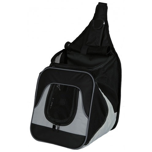 Trixie Dog Bag Savina Belly Schwarz / Grau