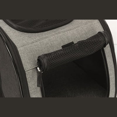 Trixie Reisekorbwagen Schwarz / Hellgrau