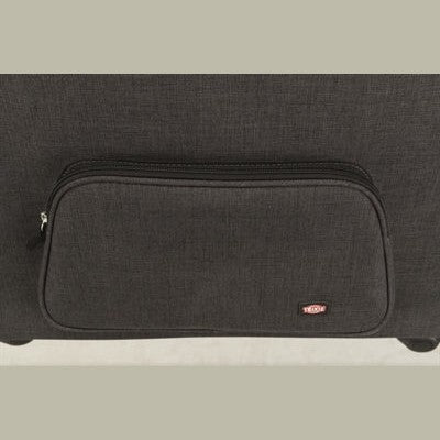 Trixie Reisekorbwagen Schwarz / Hellgrau