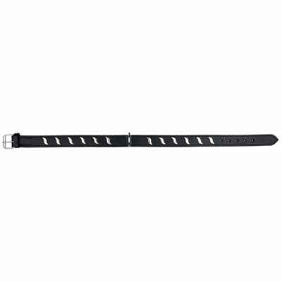 Trixie-Halsband Hund Aktives Leder Mit Wellen Schwarz