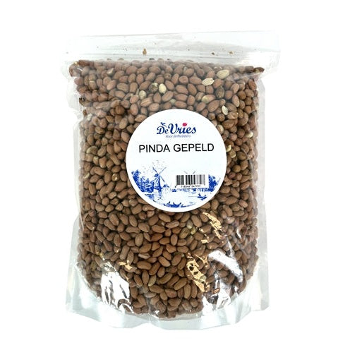 De Vries Die Gefrorene Erdnuss Geschält