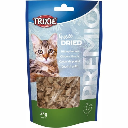 Trixie Premio Frieren Drei Hühnerherzen Ein