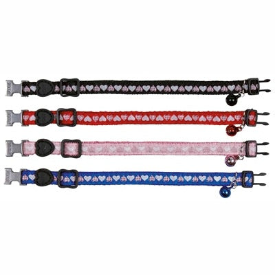 Trixie Halsband Katzenprint Herz Sortiert