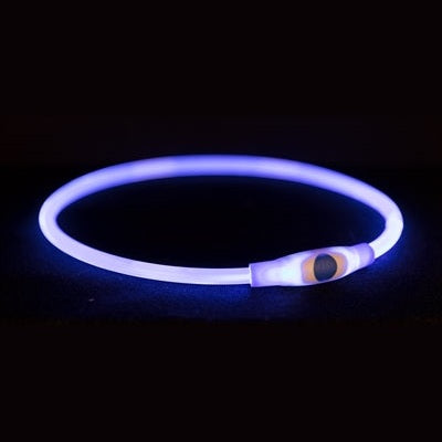 Trixie Leuchtkragen Usb Blitzlicht Wiederaufladbar Tpu Blau