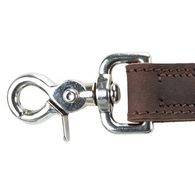 Trixie Hundeleine Rustikales Fettleder Dunkelbraun