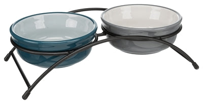 Trixie Keramik / Metall Petrol / Grau