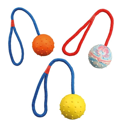 Trixie Naturkautschukball An Schnur Sortiert