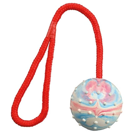 Trixie Naturkautschukball An Schnur Sortiert