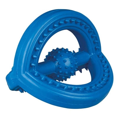 Trixie Naturkautschuk Nachziehspielzeug Mit Griff Blau