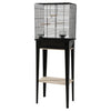 Zolux Vogelkäfig Chic Loft Mit Möbeln Schwarz