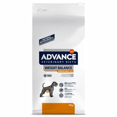 Advance Veterinary Diet Hund Gewicht Balance Mittel / Maxi