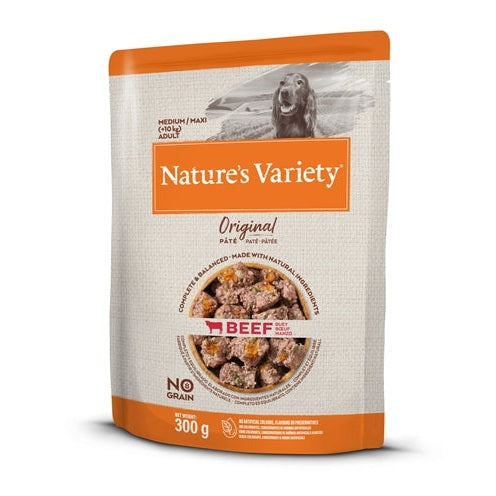 Natures Variety Original Erwachsene Medium / Maxi Pouch Rindfleisch No Grain