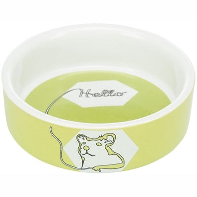 Trixie Futterschale / Wasserschale Keramikstreifen Hamster Sortiert