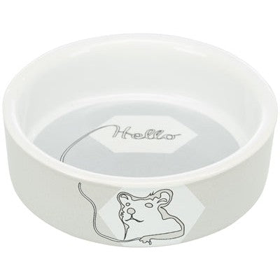 Trixie Futterschale / Wasserschale Keramikstreifen Hamster Sortiert