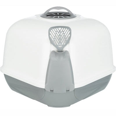 Trixie Katzenklo Maro Eckmodell Weiss/Grau