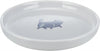 Trixie / Wassernapf Flach Und Breit Katzenprint Grau