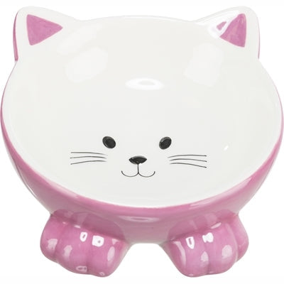 Trixie / Trinknapf Katzenkopf Erhöhtes Keramiksortiment