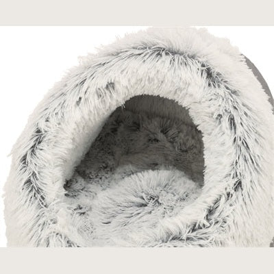 Trixie Cat Basket Iglo Harvey Grau/Weiss-Schwarz