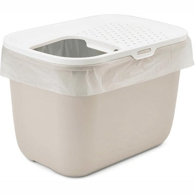 Savic Katzentoilette Hop In Weiss / Mokka