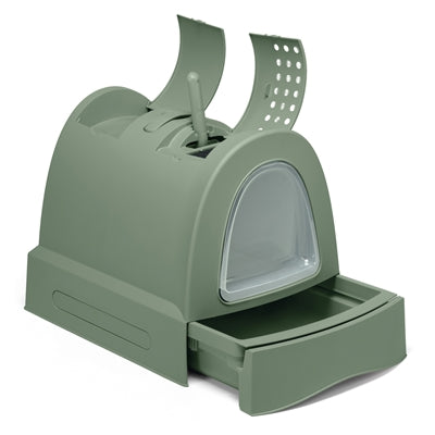 Imac Katzentoilette Zuma 2Nd Life Mit Schublade Grün