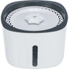 Trixie Trinkbrunnen Blume Kunststoff Weiss/Grau