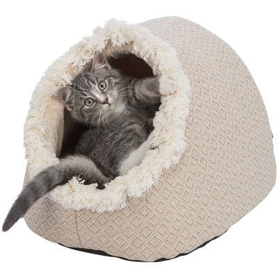 Trixie Katze Korb Iglu Boho Beige