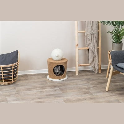 Trixie Fass Mit Kratzkugel Taupe