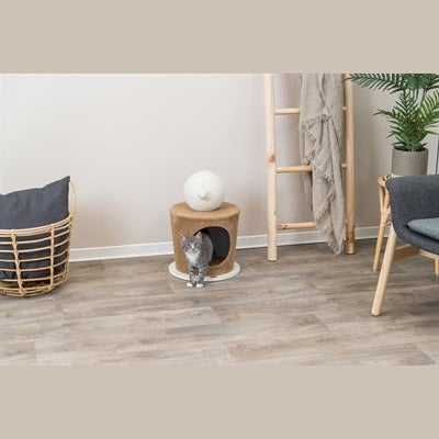 Trixie Fass Mit Kratzkugel Taupe