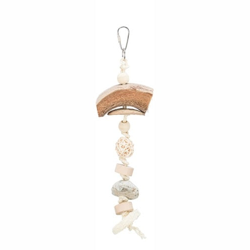 Trixie Natur Spielzeug Kokosnuss / Rattan / Lavastein Natur