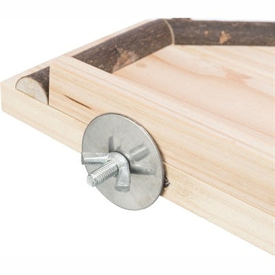 Trixie Mit Sitzstangen Holz Natur