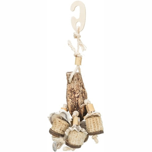 Trixie Natürliches Spielzeug Mahagoni/Muscheln