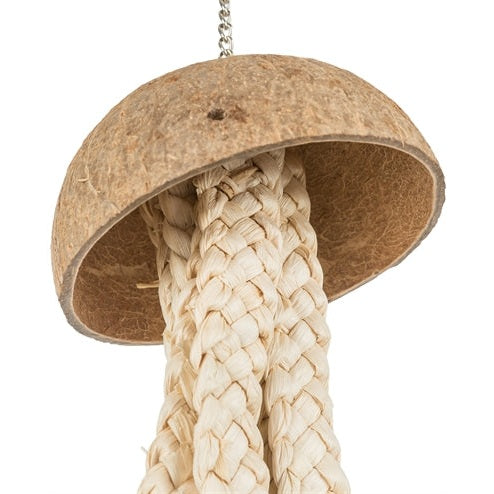 Trixie Natürliches Spielzeug Kokosnuss/Banane Blätter