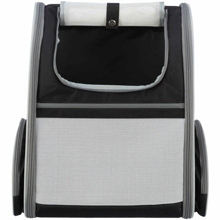 Trixie Dog Rucksack Chloe Hellgrau/Schwarz