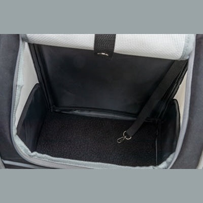 Trixie Dog Rucksack Chloe Hellgrau/Schwarz