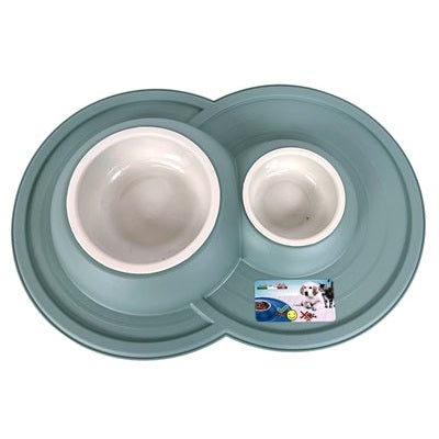 Happy Pet Mad About Pets Fress-/Trinknapf Vulcano Double Salbeigrün