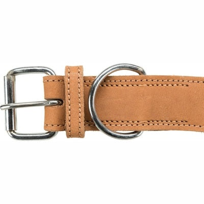 Trixie Rustikal Spitze Leder Halsband Hund Herzschlag Braun