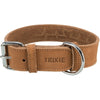 Trixie Rustikal Spitze Leder Halsband Hund Herzschlag Braun