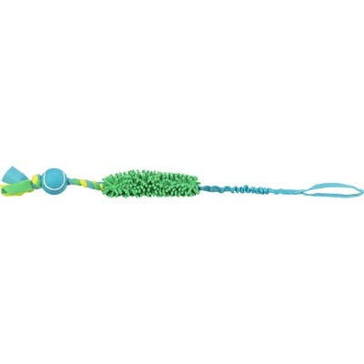 Trixie Hundespielzeug Bungee Tugger Mit Tennisball Polyester