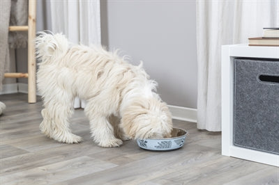 Trixie Wasserschale Edelstahl / Kunststoff / Gummi Blau / Grau