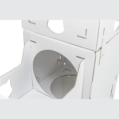 Trixie Katzenmöbel Casa Cara Karton Weiss