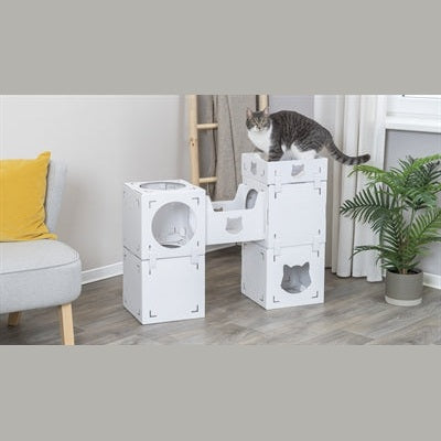 Trixie Katzenmöbel Casa Cara Karton Weiss