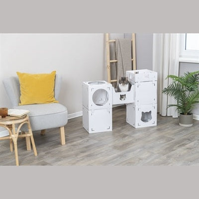 Trixie Katzenmöbel Casa Cara Karton Weiss