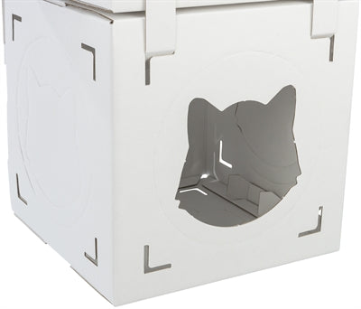 Trixie Katze Möbel Finca Felice Karton Weiss