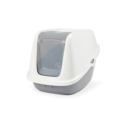 Savic Katzentoilette Nestor Giant Weiss / Hellgrau