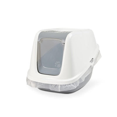 Savic Katzentoilette Nestor Giant Weiss / Hellgrau