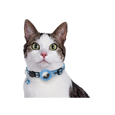 Croci Katzenhalsband Mit Taghalter Hellblau